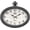 Antique Black, variant on Retro Oval Wall Clock. Black Antique Style