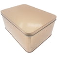 thumbnail image 6 of Golden Color Metal Tin Box With Lids, Extra Large Containers, For Keeping Keys, Candys, Cookies, Pen, ect. 9 X 6.5 X 4 inches, Great for Holiday Gift Box, 6 of 6