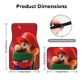 thumbnail image 5 of Lsque Mario Print 4-Piece Floor Mats, Heavy-Duty Rubber Liners, Anti-Slip Design, All-Season Automotive Protection, Vehicles, Cars, Trucks, and SUVs, 5 of 7