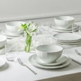 thumbnail image 2 of Stone Lain Rio 32-Piece Dinnerware Set Stoneware, Includes Glassware, Service for 8, Beige, 2 of 6