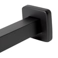 thumbnail image 4 of Black Matte 6" Square Ceiling Shower Arm, 4 of 6