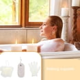 thumbnail image 4 of Billuyoard Juego de baño de 3 uds., flor de baño, exfoliante, masaje corporal, esponja, guantes, toalla, hidratante, SPA, Peeling, herramientas de lavado, Juegos de accesorios de baño Billuyoard HA074804-00, 4 of 6