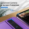 thumbnail image 4 of REQO pour Pixel 7 Pro Étui, Google Pixel 7 Pro Étui [Testé contre les Chutes de Qualité Militaire] Étui de Protection Robuste Antichoc pour Pixel 7 Pro 6.3 Pouces, Violet, 4 of 7