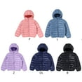 thumbnail image 3 of URMAGIC 3-8T Toddler Kids Baby Boys Girls Winter Clothes Padded Snowsuit Outerwear Hooded Jacket Coat Children Clothing, 3 of 3
