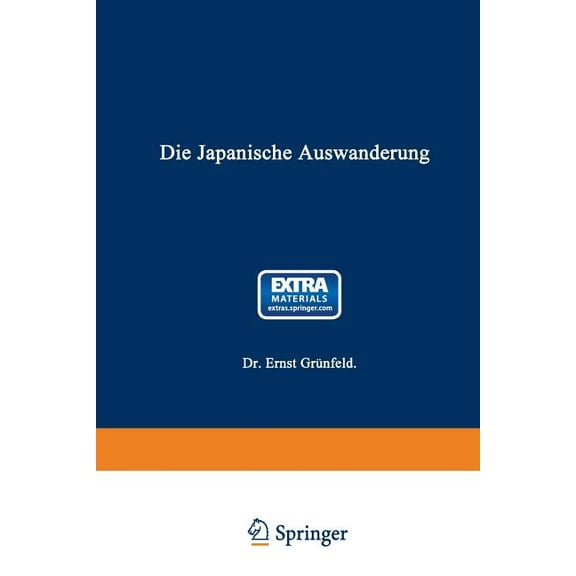 Die Japanische Auswanderung, (Paperback)