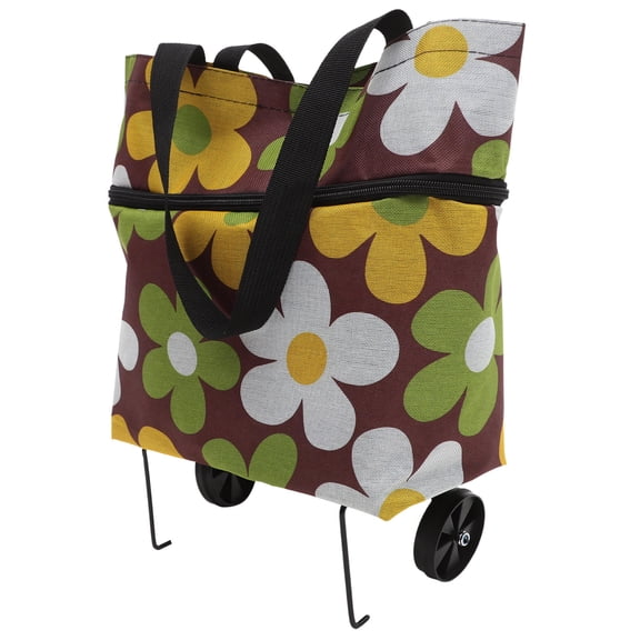 FUEENIRVA Large Capacity Oxford Cloth Trolley Bag for Home - Assorted Color