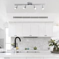 thumbnail image 3 of TISHITA Modern LED 4 Light Track Lighting Kit, Ceiling Lights Fixtures, Adjustable Clear White, 3 of 8