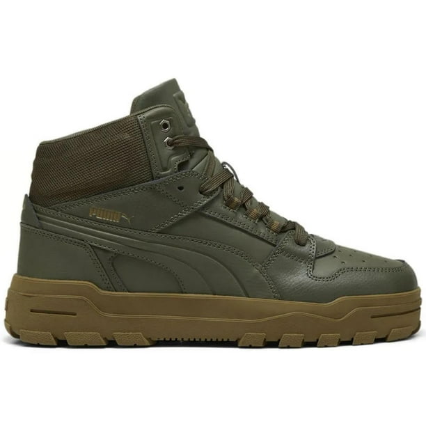 Tenis Puma Rebound Abrupt para Hombre 397468-06 verde