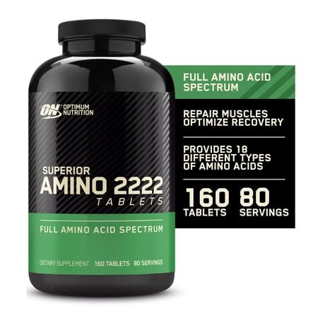 Optimum Nutrition Superior Amino 2222, 160 Ct