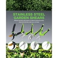 thumbnail image 6 of Pruning Shears, garden shears Titanium Steel Blade,With Gardening Gloves,Shears Stainless, Ergonomic Hand Pruning Shears for Trees, Plants (Shears Gardening Tool Kit), 6 of 10