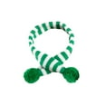 thumbnail image 1 of Bufanda de Navidad para mascotas Yinane calentador de cuello Invierno disfraz raya verde, 1 of 8