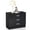 Black, variant on Hassch 3 Drawers Dresser for Bedroom, Chest of Drawers, Closet Organizer for Living Room, Hallway, Entryway, White, 25.98"L x 12.99"W x 22.05"H