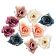 thumbnail image 1 of 10 piezas 5,5 cm rosas artificial cabezas botón de flor decoración de la habitación de , mezclado Yotijar Cabeza de flor, 1 of 10