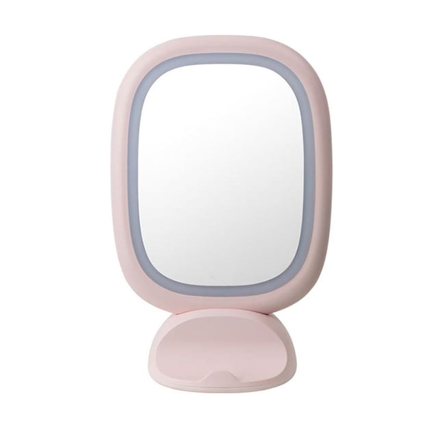 LED Makeup Mirror Table Lamp Desktop Dressing Mirror Multifunctional Beauty Mirror Chargeable Magnetic Wall-Mounted Dressing Mirror Lamp