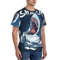 thumbnail image 5 of Rocae Shark for Men's Moisture-Wicking Crew Tee - T-Shirt for Sports, Outdoor Activities, and Casual Wear3X-Large, 5 of 9