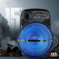 thumbnail image 4 of CURUK 15" Woofer Bluetooth Portable Speaker with Wireless Mic, Tripod Stand TWS Heavy Bass Outdoor, 4 of 10