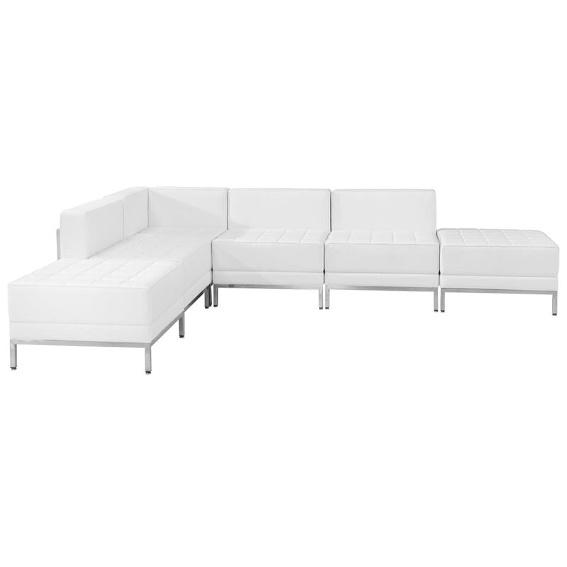 White Leather Sectional 6 Pc Walmart Canada