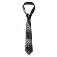 thumbnail image 2 of Salouo Black Cobra Snake Pattern Men's Silk Ties 4.7"Necktie for Men Formal Ties Business Necktie Men's Wedding Fashion Accessory, 2 of 7