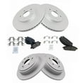 thumbnail image 2 of TRQ Front and Rear Brake Pad & Rotor Kit Brake Pads Brake Rotor Semi-Metallic Premium G-Coated Fits Select 2003-2006 Acura MDX, 2 of 6