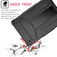 thumbnail image 3 of for Samsung Galaxy Tab A8 10.5 inch (2022) SM-X200/X205/X207 Case with Pencil Holder & Kickstand, Shockproof Drop Proof Kids Friendly Rugged Full Body Protective Cover, Black, 3 of 4
