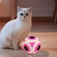 thumbnail image 4 of Pelota para gatos y gatitos, juguete para masticar con cuerda de sisal y plumas., 4 of 6