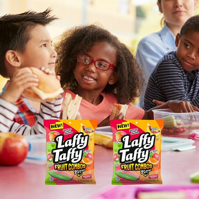 Laffy Taffy Fruit Combos 2 in 1 Flavors Individually Wrapped Candy