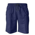 thumbnail image 4 of Kovlvoll Workout Shorts Men Elastic Waist Drawstring Summer Plus Size Casual Athletic Running Short Pants with Pockets, 4 of 6