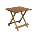 thumbnail image 3 of Solid Bamboo Folding Table Caramel Accent Tables, 3 of 5