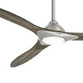 thumbnail image 2 of Led Ceiling Fan In Contemporary Style 13 Inches Tall By 60 Inches Wide-Flat White Finish-Bleached Seasoned Wood Blade Color Minka Aire Fans F868l-Whf, 2 of 10