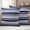 Navy Purple, variant on Navy Blue Green Striped Outdoor Waterproof Pillow Covers, Gradient Horizontal Lines Decorative Square Throw Pillowcase Sofa Cushion Sham for Patio/Couch/Chair, 20"x20" 2 Pack