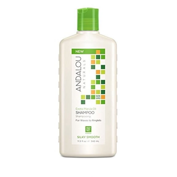 Andalou Naturals Silky Smooth Shampoo - Exotic Marula Oil - 11.5 Fl Oz