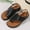 Black, variant on Women's Comfortable Cork Footbed Arch Support Platform Wedge Chunky Heels Sandals with Toe Ring Buckle Strap Casual Dressy Thong Walking Beach Flat Sandals