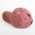 thumbnail image 5 of Ponycap Messy High Bun Ponytail Adjustable Cotton Baseball Cap Hats Hot Sale, 5 of 5
