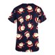 thumbnail image 5 of Fiudx Tops para Mujer Blusa de Manga Corta con Cuello En V para Mujer, Uniforme de Trabajo, Impresión de Bolsillo, 5 of 5