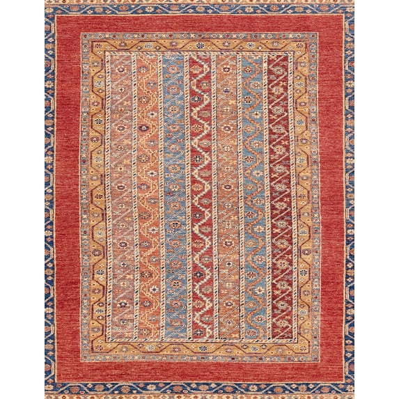 Ahgly Company Indoor Rectangle Abstract Brown Abstract Area Rugs, 2' x 3'