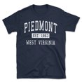 thumbnail image 1 of Piedmont West Virginia Classic Established Men's Cotton T-Shirt, 1 of 1