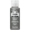FolkArt 425E Acrylic Craft Paint, Matte Finish, Medium Gray, 2 fl oz