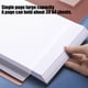 thumbnail image 5 of Carpeta expandible A4 para documentos con cierre a presión | Organizador de sobres de plástico para guardar papeles | Portadocumentos transparente para la escuela, la oficina o el hogar., 5 of 6