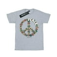 thumbnail image 1 of Woodstock Girls Floral Peace Cotton T-Shirt, 1 of 5