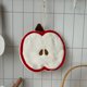 thumbnail image 4 of Aparatos de cocina, accesorios de cocina, toalla de mano con forma de manzana, se puede colgar sin que se desprenda, superabsorbente, para niños, cuadrada, de forro polar coral., 4 of 6