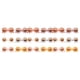 thumbnail image 3 of Sonducket 3Pcs Kids Shades Glasses Elements Baby Holiday Supplies Round Beach Spectacles Child Matching Summer Lovely Type1, 3 of 5