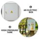 thumbnail image 5 of Warning Electric Shock Sign for Indoor and Outdoor Use Yellow Pvc Adhesive 10Pcs, 5 of 5