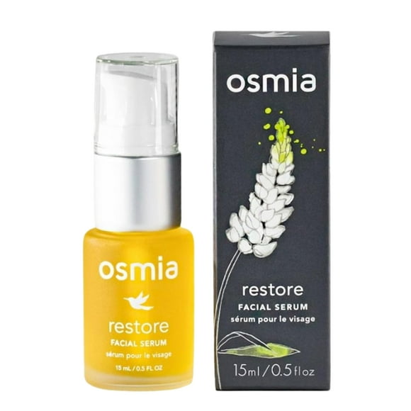 Osmia - Sérum Facial Naturel Restaurateur / Beauté Propre pour une Peau Saine (0,45 fl oz / 13,3 ml)