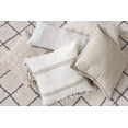 thumbnail image 4 of Nathan Dune Striped Fringe Throw Pillow Decor Decoration Throw And Accent Pillow For Bedding Sofa Or Couch, 4 of 4