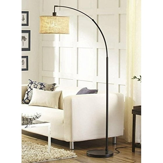 Better Homes And Gardens Burlap Arc Floor Lamp Bronze
