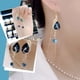 thumbnail image 1 of Pendientes Vintage Xihbxyly Temperamento Avanzado Perlas Pavo Real, 1 of 7