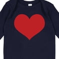 thumbnail image 4 of Inktastic Red Heart Valentine Boys or Girls Long Sleeve Baby Bodysuit, 4 of 5