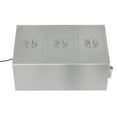 thumbnail image 5 of 6 Qt. Three-Section Electric Countertop Food Warmer With Faucet, CFW-3T., 5 of 10