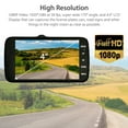 thumbnail image 3 of LinkStyle 4"/4.5" IPS Screen Full HD 1080P DVR Dash Cam, Car Dashboard Camera Video Recorder w/ G-sensor Emergency Recording, Night vision, WDR, Loop Recording, Parking Mode, 170°Wide Angle, 3 of 10