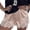 Pink*, variant on Women Silk Lace Shorts Lace Trim Satin Pettipants Elastic Waist Flowy Mini Shorts Lounge Culotte Slip Beige*